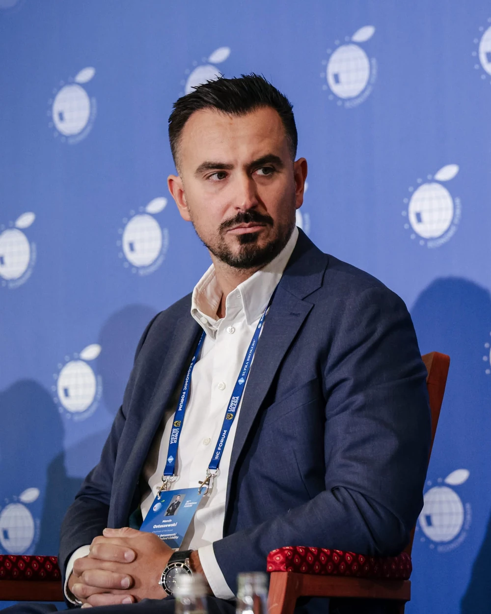 Marcin Ostaszewski podczas Forum Ekonomicznego w Karpaczu